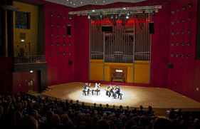 La Noche de la Guitarra in the concert hall of the Musikhochschule